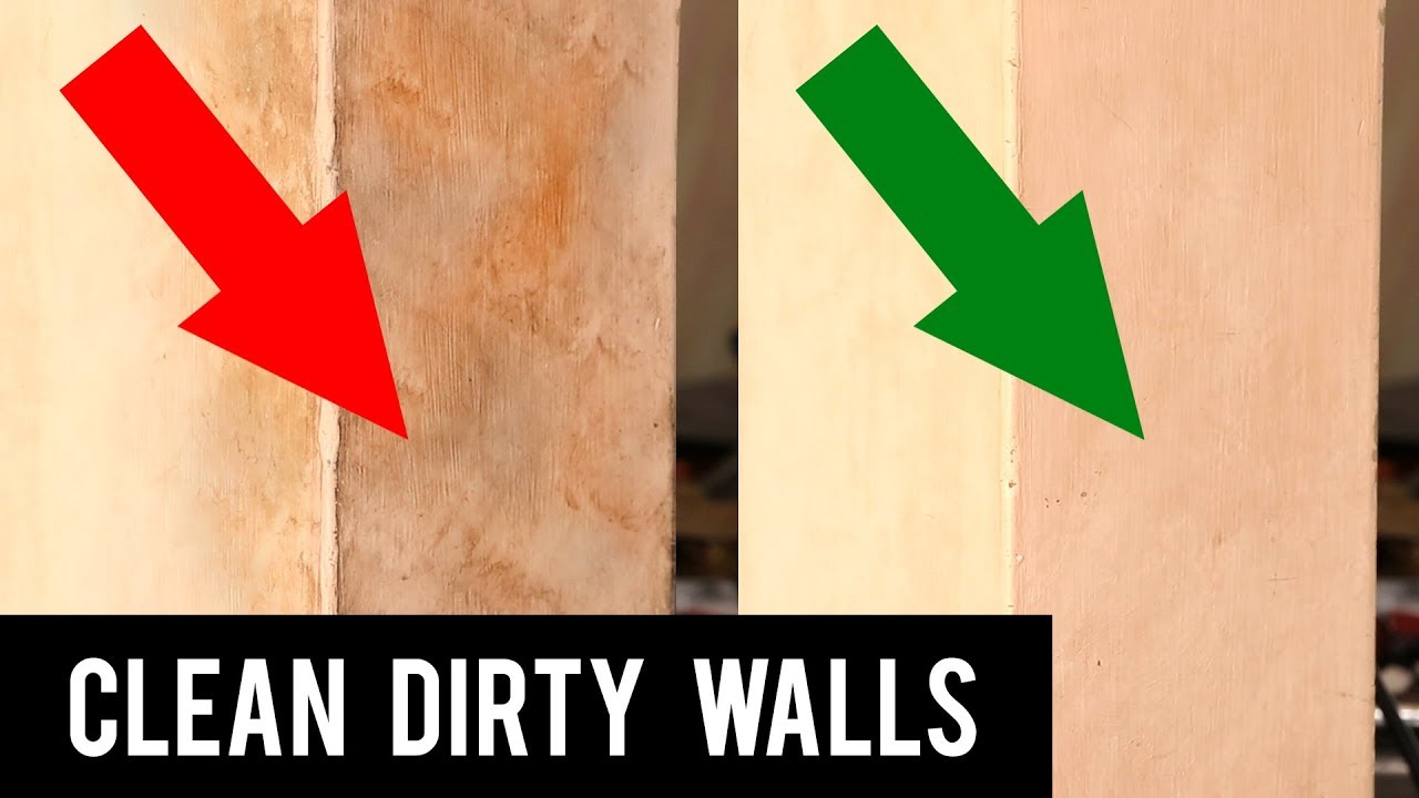 How to Clean Dirty Walls Easily  Remove Stain on Wall  Cleaning Hacks