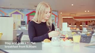 Where can you sleep at Brisbane Airport?
