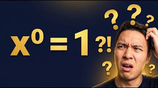 Why is x⁰ = 1 The Rule Nobody Ever Explains (Visual Proof)