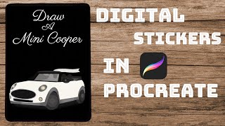 Make car sticker in procreate| Vacation stickers in Procreate screenshot 5