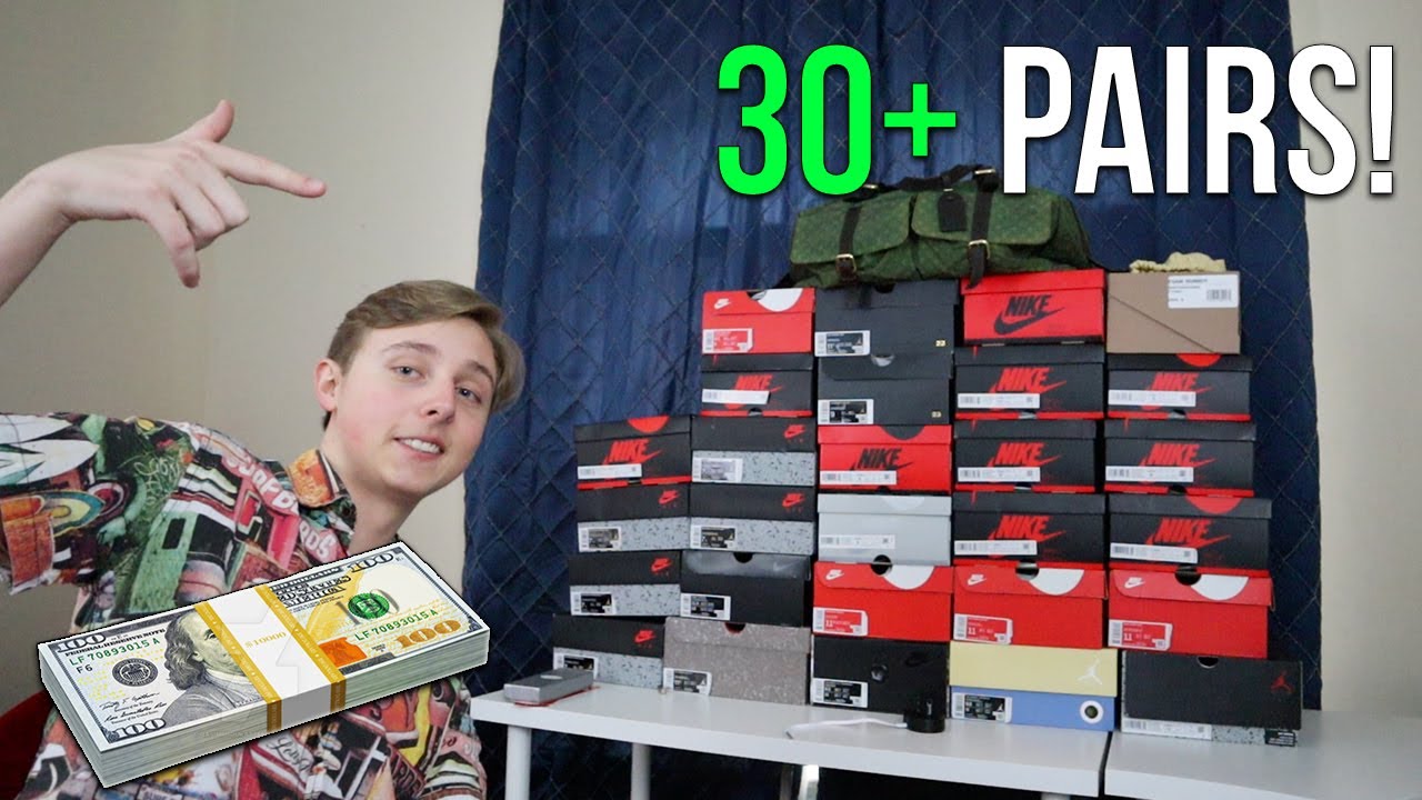 My $10,000 SNEAKER INVESTMENT COLLECTION! (30+ Pairs)