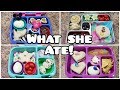 A week of school lunches PLUS what she ate! - Bella Boo's Lunches