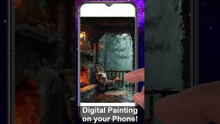 Digital realistic painting 'Relax' #2 #Paintology #app #shorts #shortvideo #drawing #painting #art