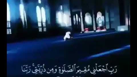 تلاوه خاشعه تأسر القلوب" ربي اجعلني مقيم الصلاة ومن ذريتي ربنا وتقبل دعاء"