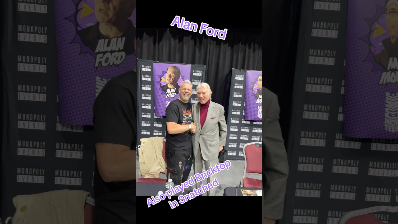 Meeting the Lock Stock and Two Smoking Barrels cast at Comic Con Telford 