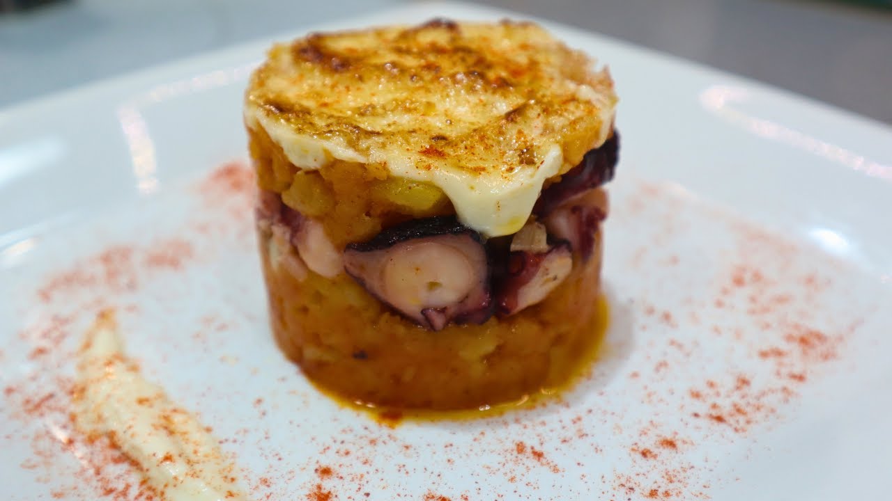 APERITIVO FÁCIL de  PULPO con PATATAS 🐙🥔