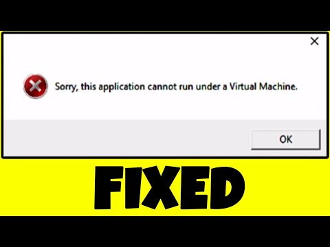 Sorry this application cannot run under a virtual machine что делать. Смотреть фото Sorry this application cannot run under a virtual machine что делать. Смотреть картинку Sorry this application cannot run under a virtual machine что делать. Картинка про Sorry this application cannot run under a virtual machine что делать. Фото Sorry this application cannot run under a virtual machine что делать