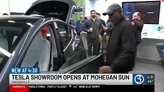 Tesla showroom opens at Mohegan Sun
