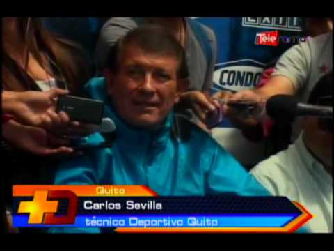 Carlos Sevilla nuevo técnico del Deportivo Quito