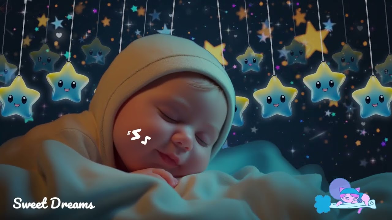 Instant Baby Sleep in 3 Minutes 🍼 Baby Sleep Music 🌛 Gentle Sleep Aid 🎵 Mozart & Brahms Lullabies