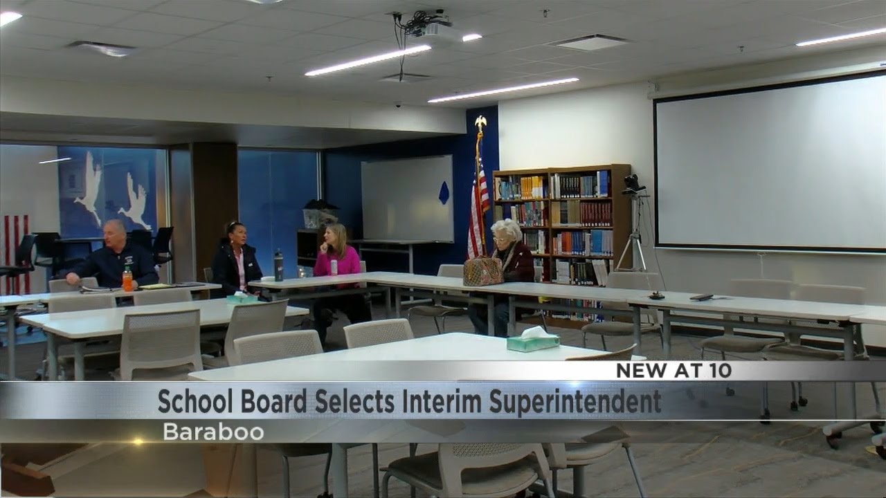 School board in Baraboo selects interim superintendent - YouTube