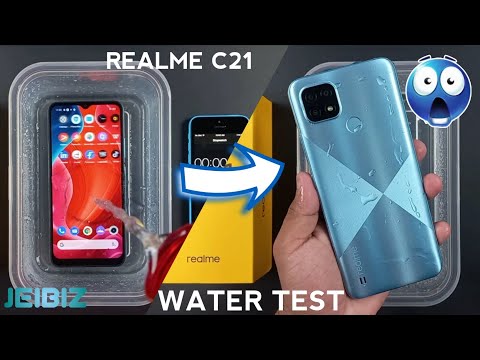 Realme C21 Water
