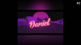 Top 5 Intros Para Daniel |Full HD| Desing50k