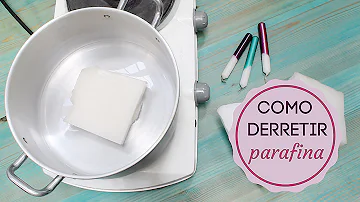 O que dilui a parafina?