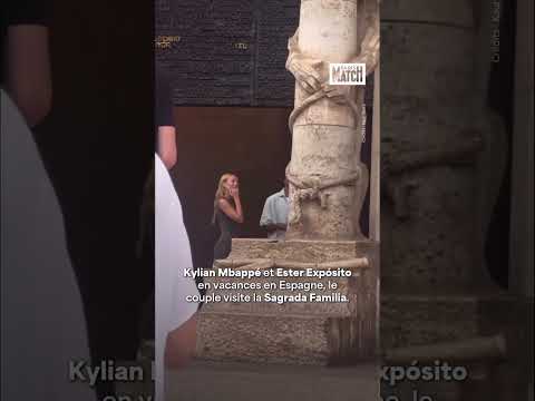 Video Kylian Mbappé et Ester Expósito, amoureux devant les tours de Gaudí.