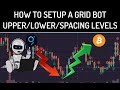 How To Setup Bitsgap Crypto Bot Upper Lower Grid Spacing Levels Trading GRT Bitcoin Classic Strategy