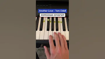 Another Love Tom Odell Easy Piano Tutorial 