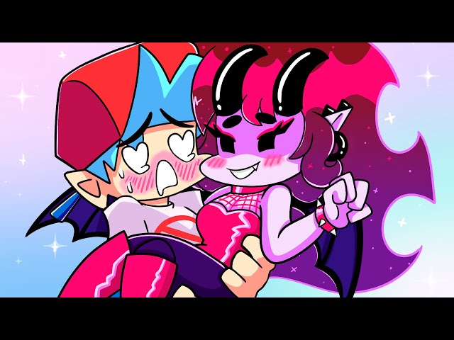 ORIGIN of DEMON GIRLFRIEND! Friday Night Funkin' Logic | Cartoon Animation class=