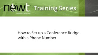 How to Set up a Conference Bridge with a Phone Number