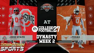 Ohio St @ Texas | Week 2 | College Football 27 Dynasty