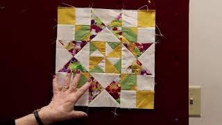 Glastonbury Block of the Month - Petals in the Wind - November 2022