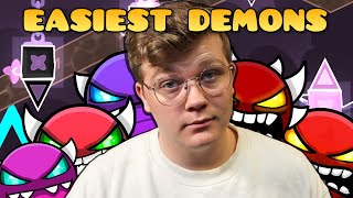 The EASIEST Demon of Each Difficulty! (Unknown levels edition)