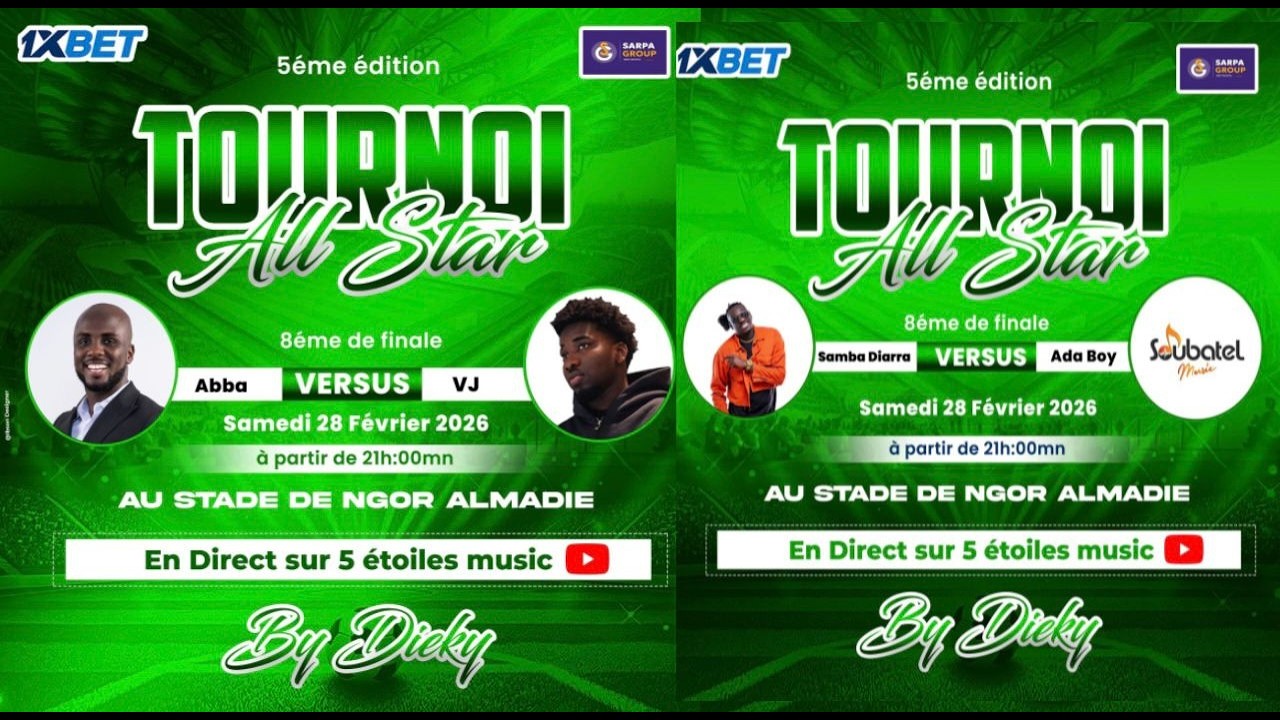 En Direct Match Tounoi de All Star Abba vs Vj - Samba Diarra vs Ada Boy