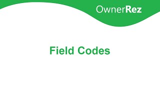 Exclusive Field Codes Information