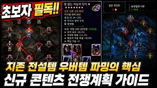 [디아블로4] 전쟁계획 하나로 지존급 전설템 우버템 파밍 핵심 가이드 (초보자 필독!!)