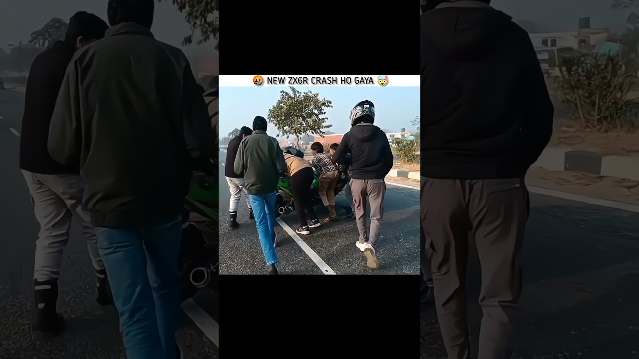 new zx10r crash ho Gaya 😭
