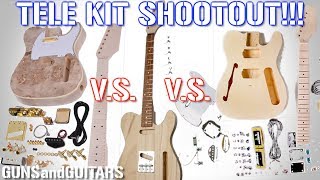 Who has the BEST DIY TELE KIT? GFS/TOMTOP/FRETWIRE review (part 1-unboxing and building)