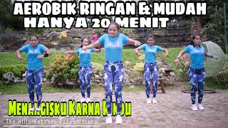 Aerobik gampang tapi asyik lagu dangdut | senam menangisku karna rindu