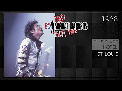 Michael Jackson This Place Hotel Live Bad Tour St Louis 1988 50fps