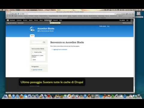 Accordion Blocks Drupal 7 - Installazione e configurazione