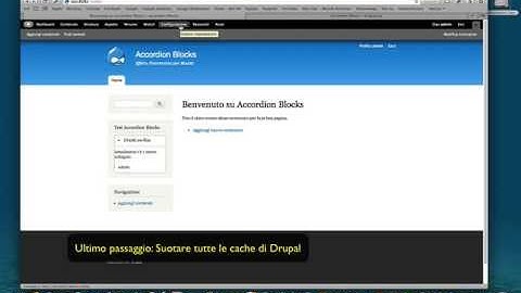 Accordion Blocks Drupal 7 - Installazione e configurazione