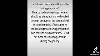 Foods to avoid in pregnancy #conception#pregnancytips#motherhood