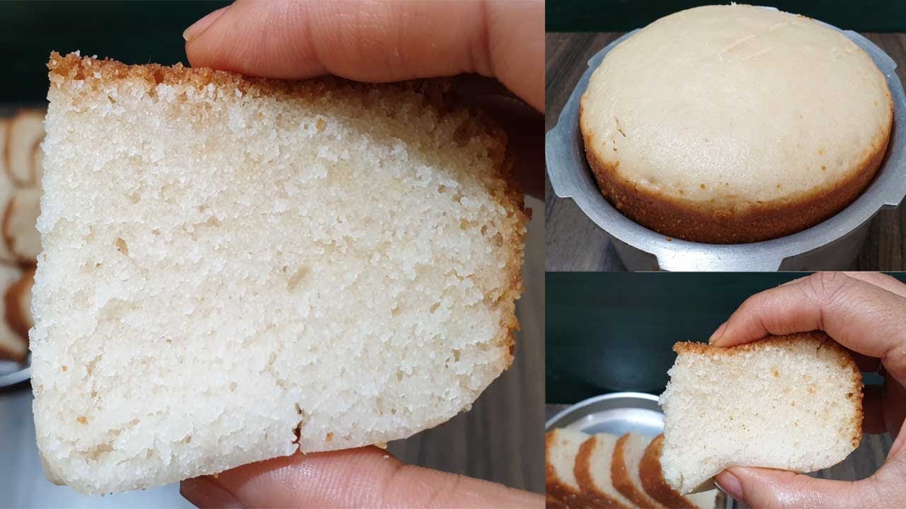ಅಕ್ಕಿ ಹಿಟ್ಟಿನಿಂದ ಸ್ಪಾಂಜ್ ಕೇಕ್ ಬೇಕರಿ ಸ್ಟೈಲ್/No Baking Tray/ Rice Flour