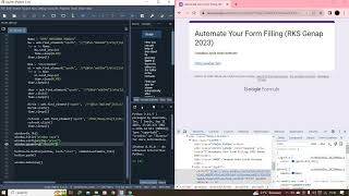 how to fill out a google form automatically and loop 10 times