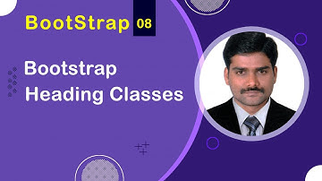 Bootstrap Heading Classes - Bootstrap5 Tutorial 08 🚀