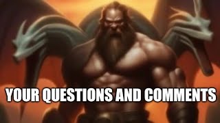 LIVE Q&A: YOUR QUESTIONS AND COMMENTS