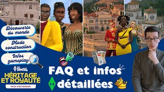 Les Sims 4 Héritage & Royauté : FAQ sur le monde, construction & collaborations 👑‼️📣