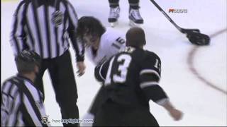 George Parros vs Krys Barch Nov 16, 2010 - Anaheim feed