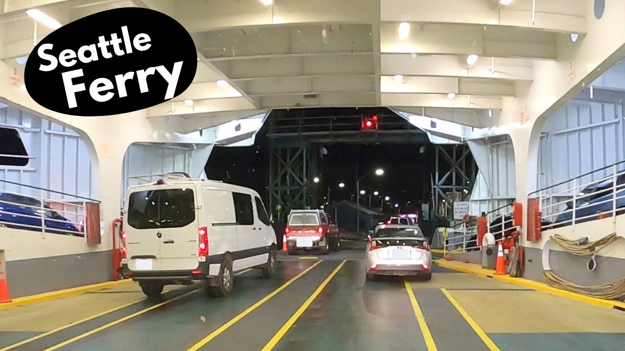 Seattle Ferry from Olympic National Park in the Van! RVs on the Seattle