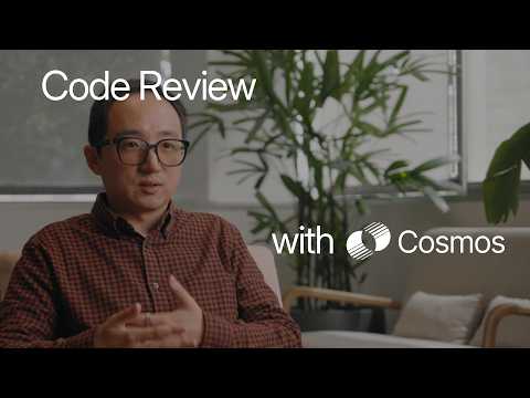 Video thumbnail: Code Review with Augment Cosmos, Augment Code's walkthrough of its agentic code review fleet