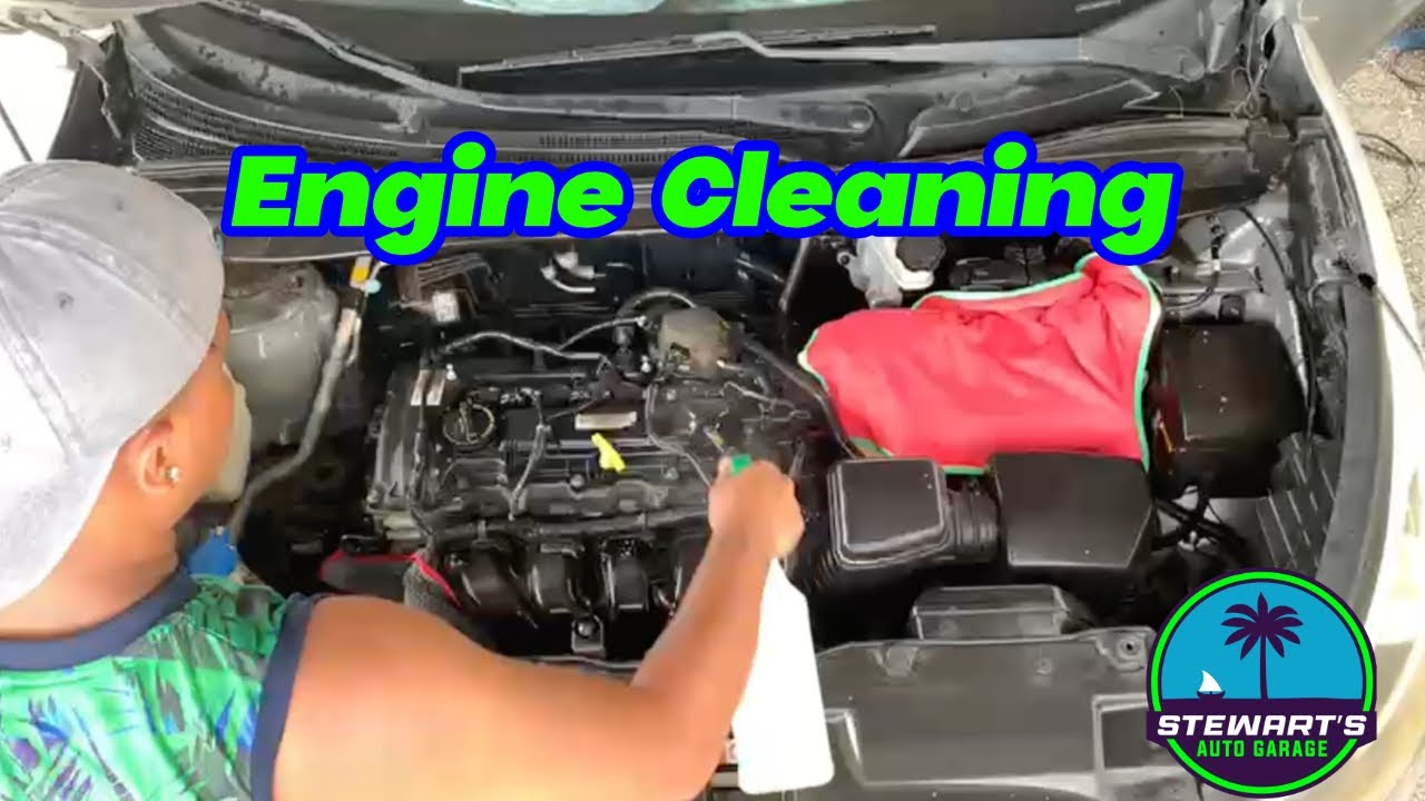 Engine cleaning on Hyundai