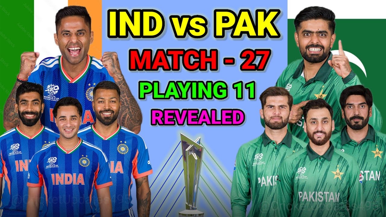 T20 World Cup 2026 - IND vs PAK Playing 11 | India vs Pakistan T20 World Cup Playing 11 | IND vs PAK