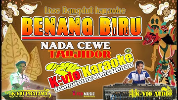 BENANG BIRU | KARAOKE | NADA CEWE | VERSI TANJIDOR