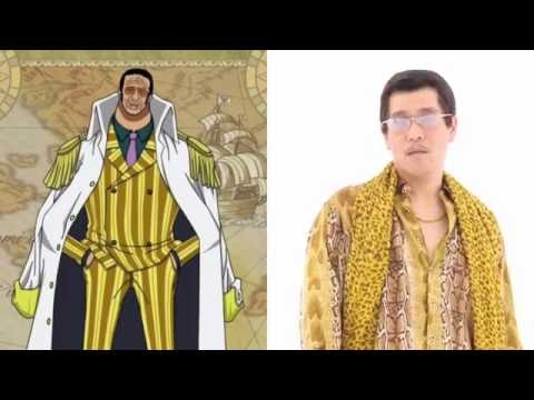 apqp ppap ❉ PPAP日本最新洗腦歌筆鳳梨蘋果筆海賊王黃猿cover版 Pen Pineapple Apple Pen