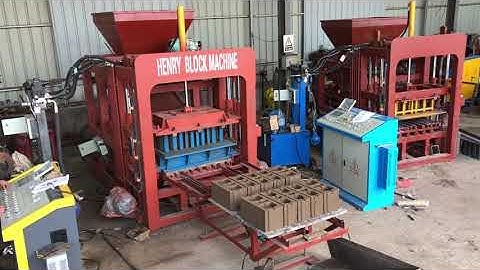 QT4-15 interlock concrete hollow block machine test human standing amazing good quality for Ghana