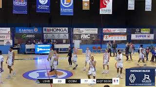 Championnat de france de basket ball NM1 : Les Sables Vendée Basket - C Chartres Basket 
LSVB VS CC